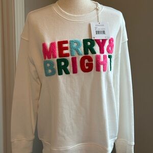 Shiraleah Merry And Bright Sweatshirt, Size XL
